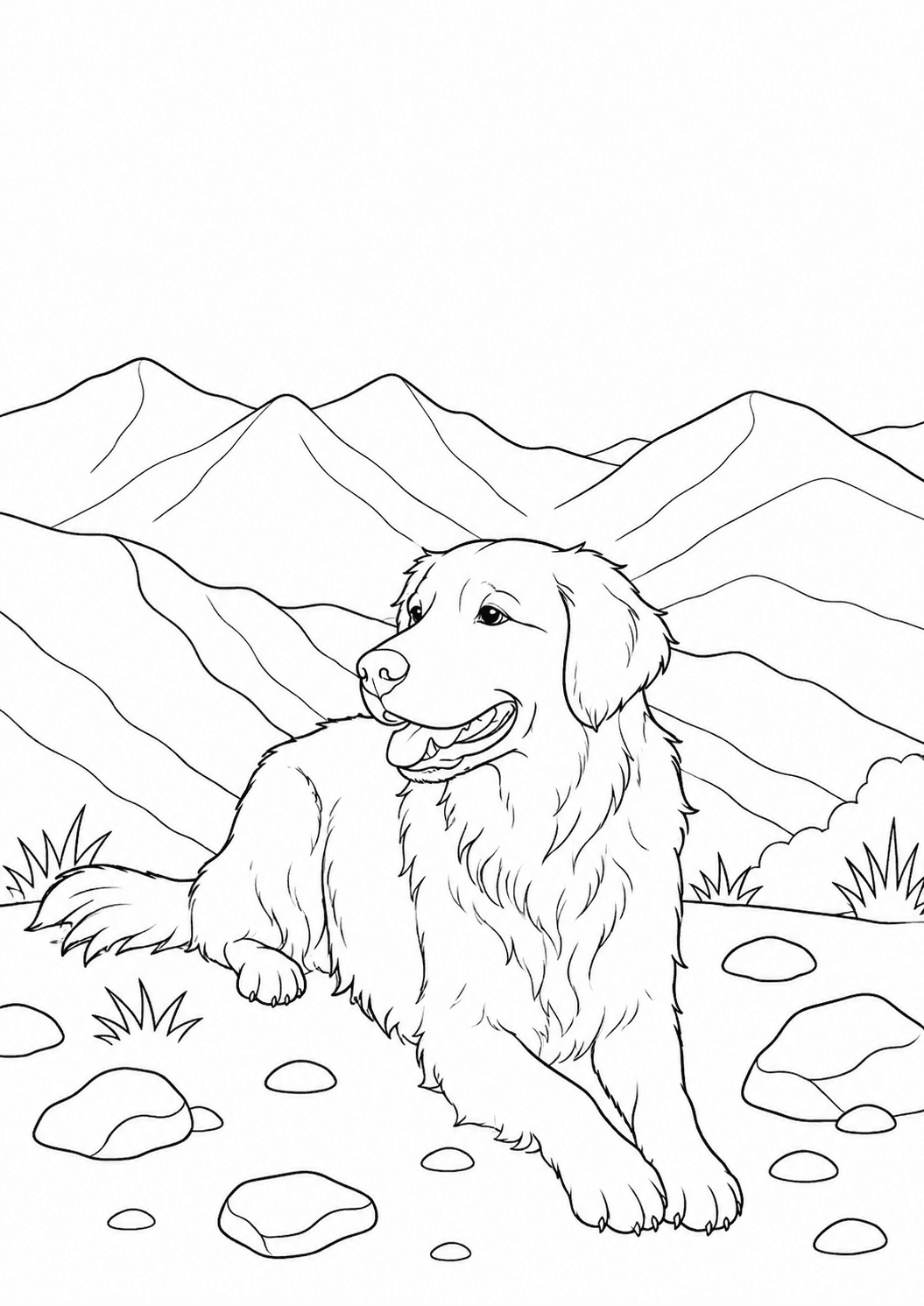 Coloring book page